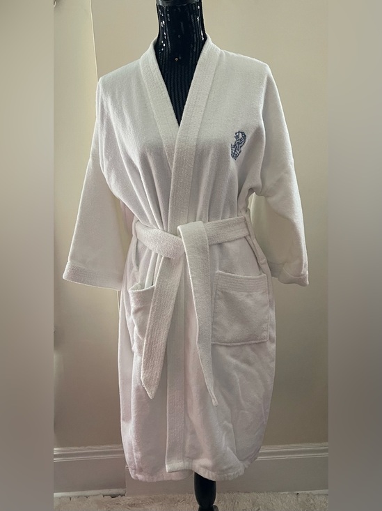 The Ritz Carlton Other - Vintage Ritz Carlton White Blue Logo Terry Robe O/S